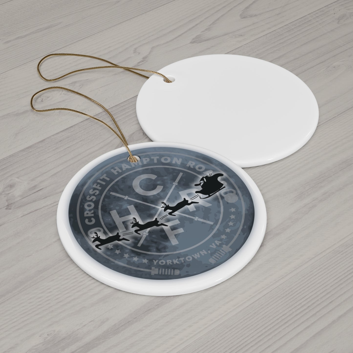 CFHR Sleigh Ceramic Ornament