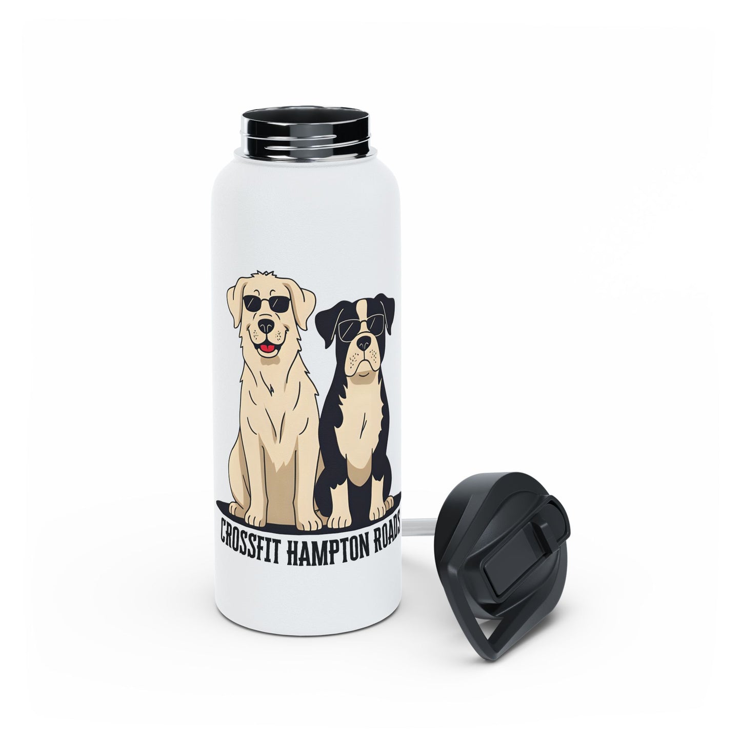 CFHR Dogs - Stainless Steel Water Bottle, Standard Lid