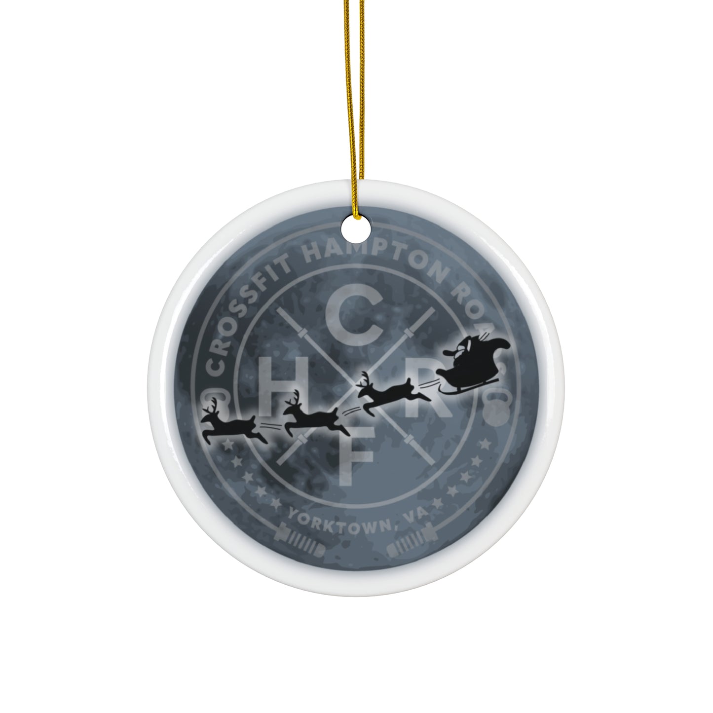 CFHR Sleigh Ceramic Ornament
