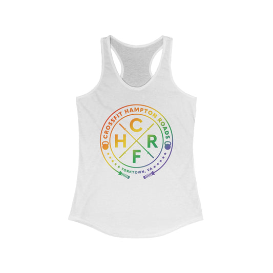 CFHR Colorful Logo Womens Racerback Tank