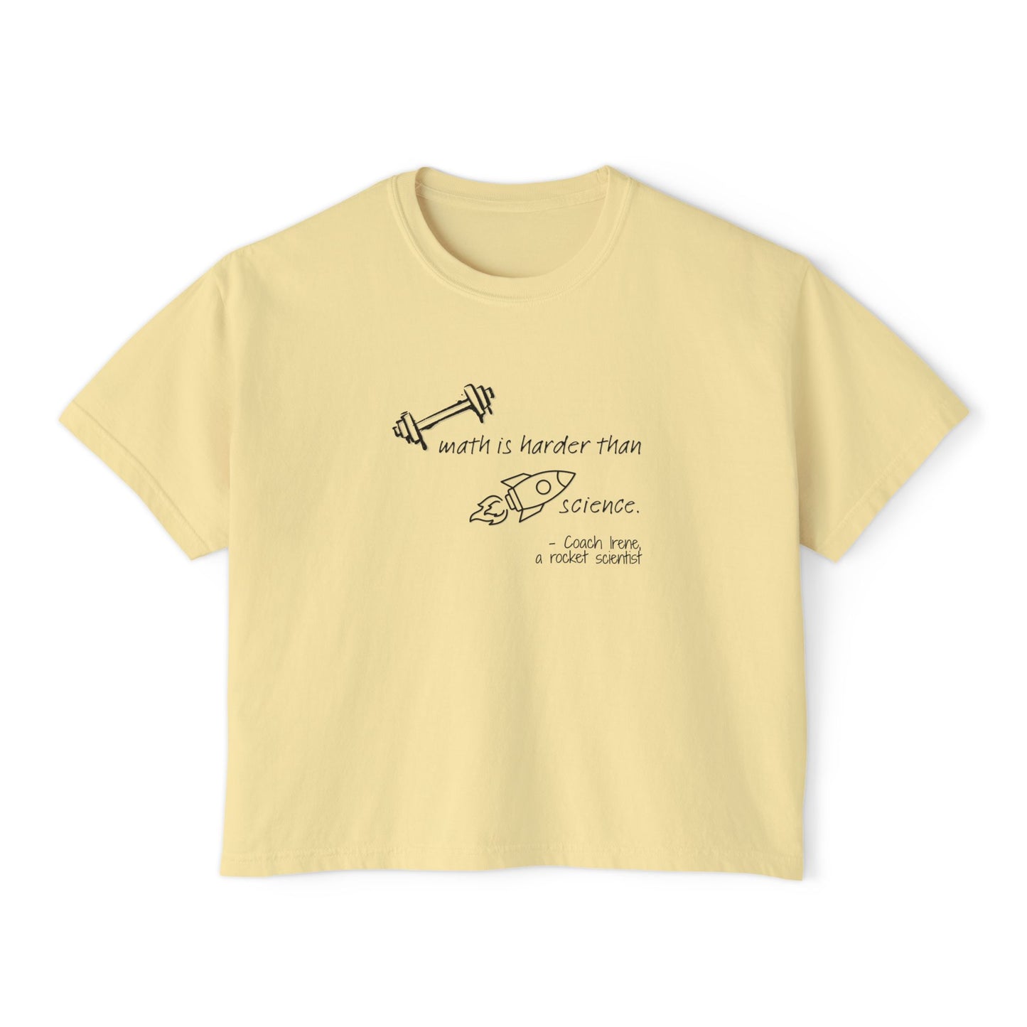 Barbell Math Women's Boxy Tee