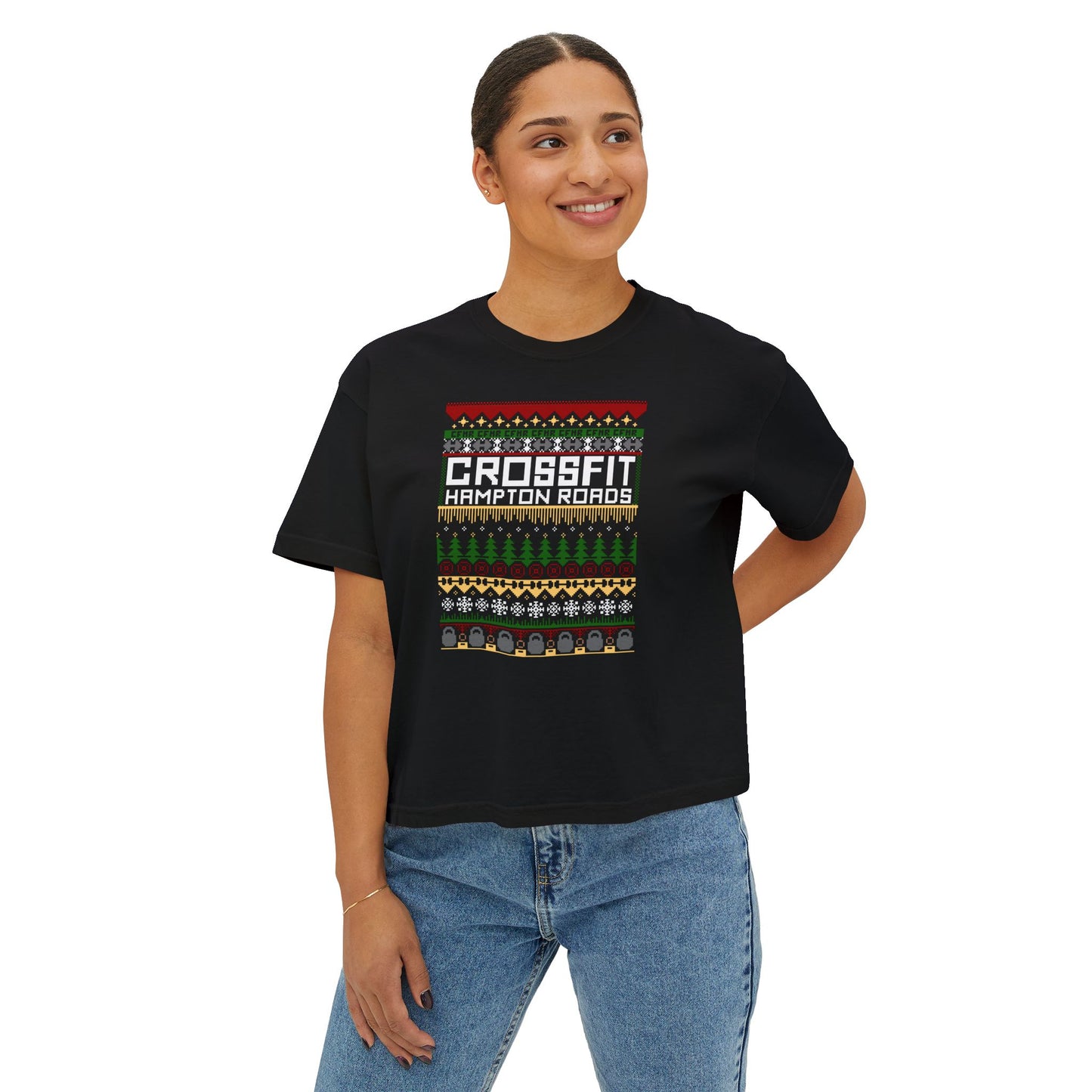 CFHR Ugly Sweater Women's Boxy Tee