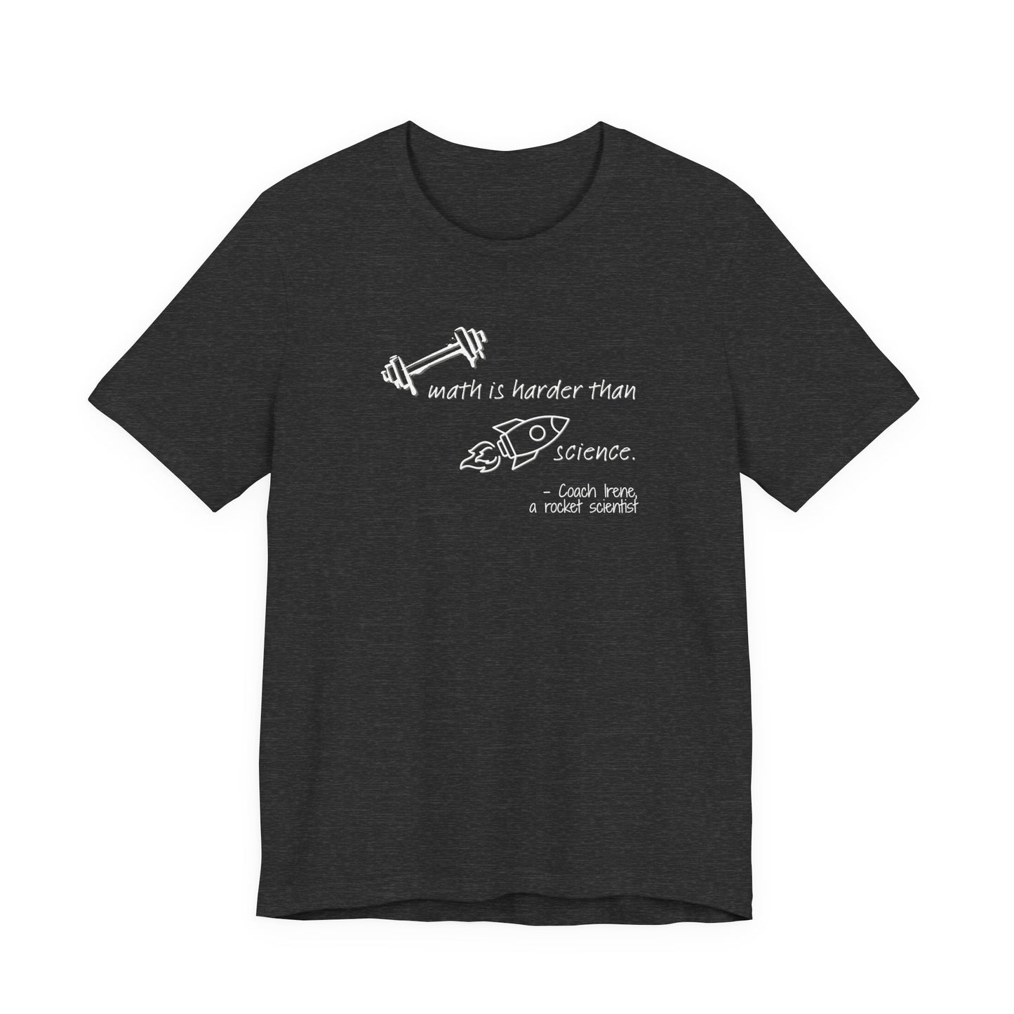 Barbell Math Unisex Short Sleeve Tee