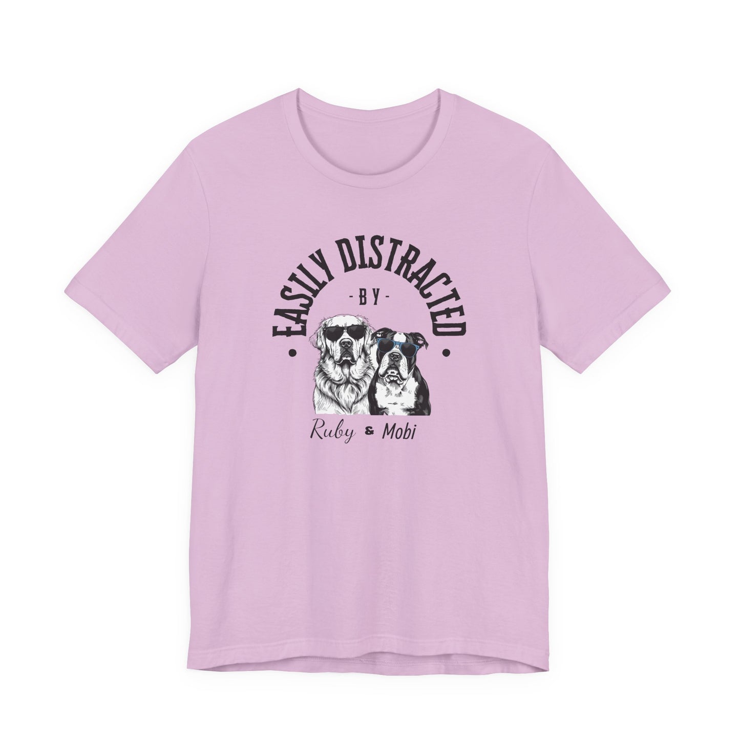 Easily Distracted by Dogs Unisex Tee
