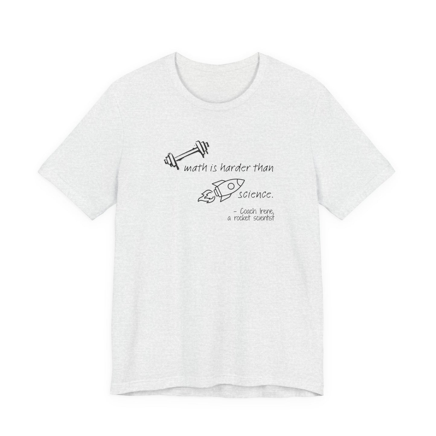 Barbell Math Unisex Short Sleeve Tee