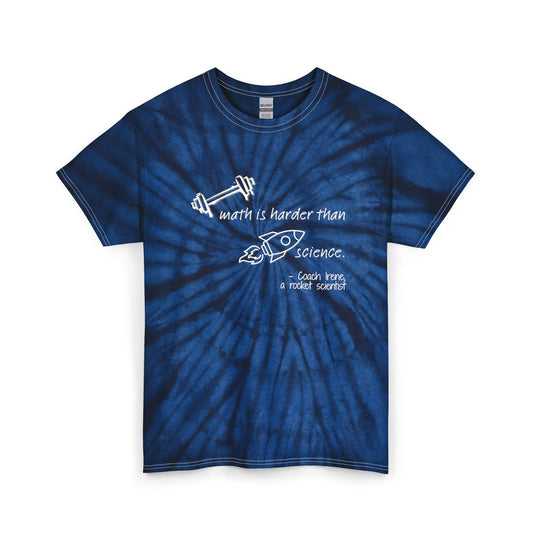 Barbell Math Unisex Tie Dye Cotton Tee
