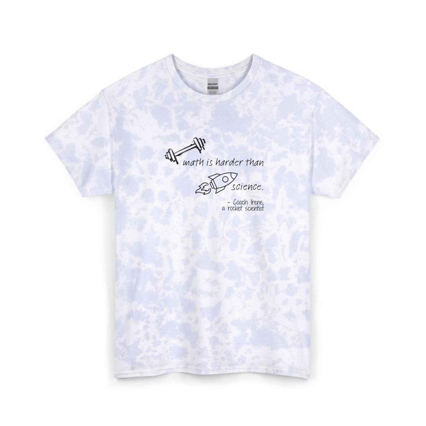 Barbell Math Unisex Tie Dye Cotton Tee