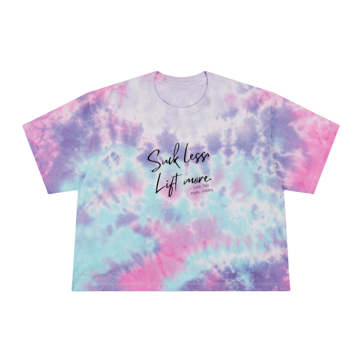Lift More Women's Tie-Dye Crop Tee