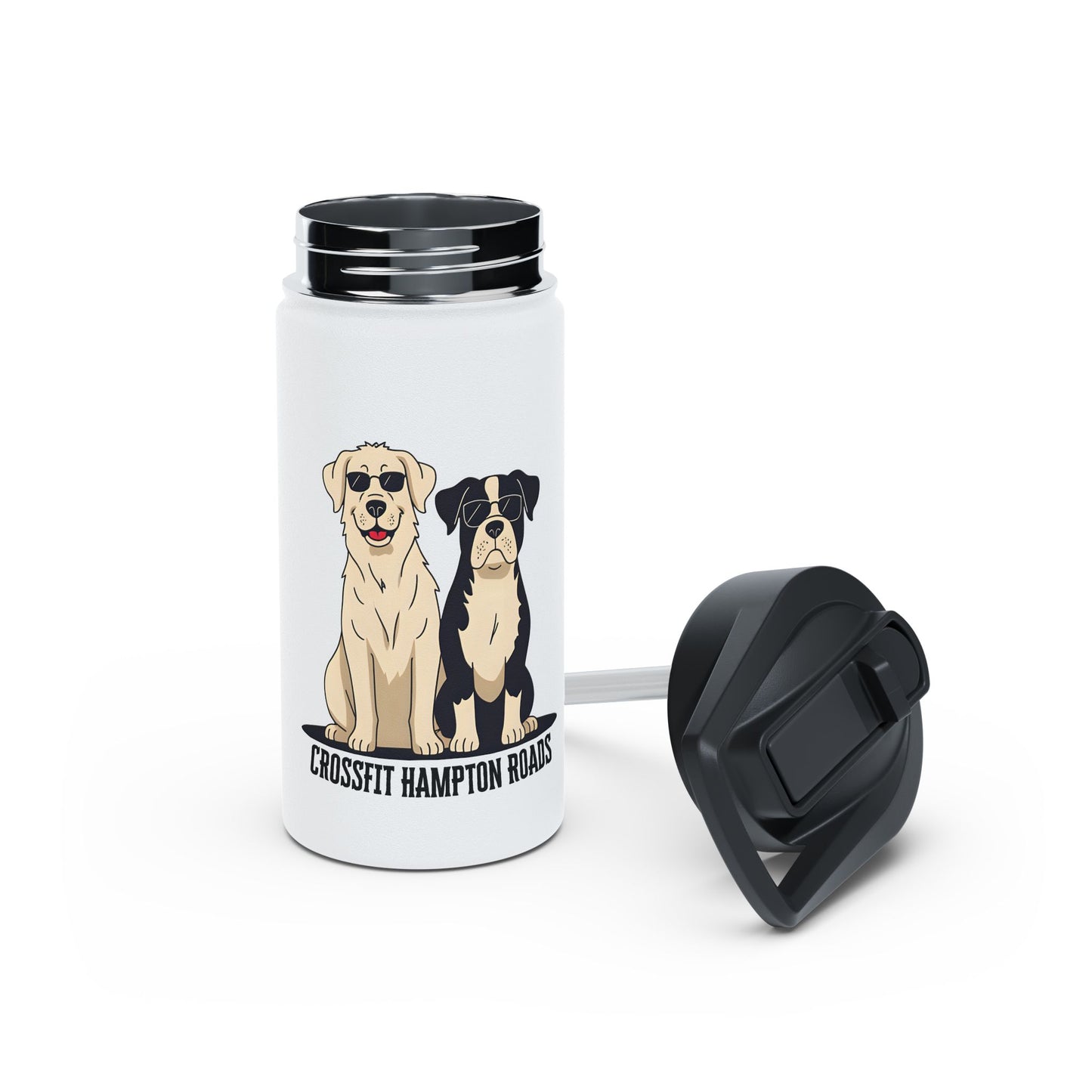 CFHR Dogs - Stainless Steel Water Bottle, Standard Lid
