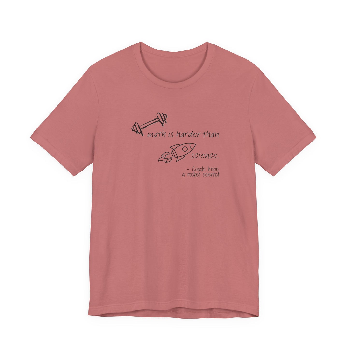 Barbell Math Unisex Short Sleeve Tee