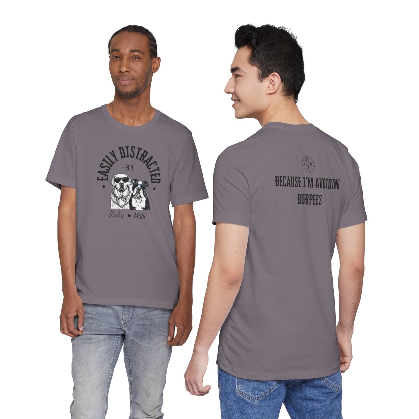 Easily Distracted by Dogs Unisex Tee