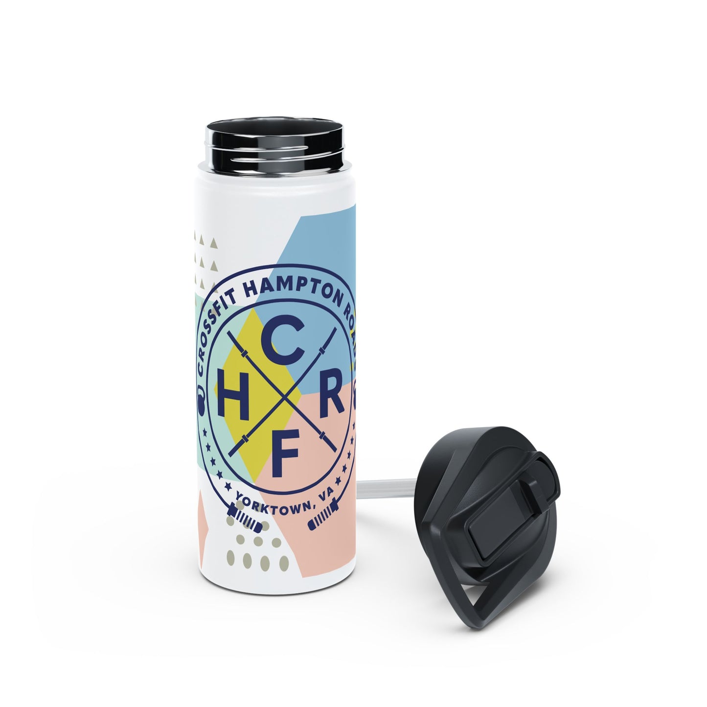 Geometric CFHR Stainless Steel Water Bottle