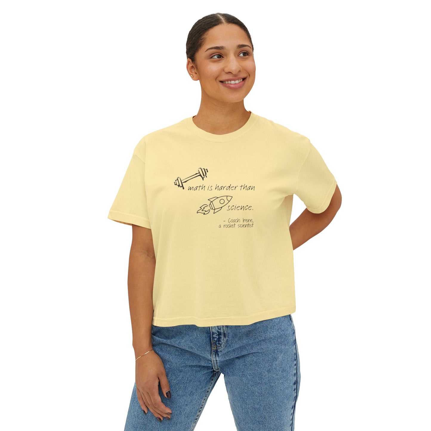 Barbell Math Women's Boxy Tee