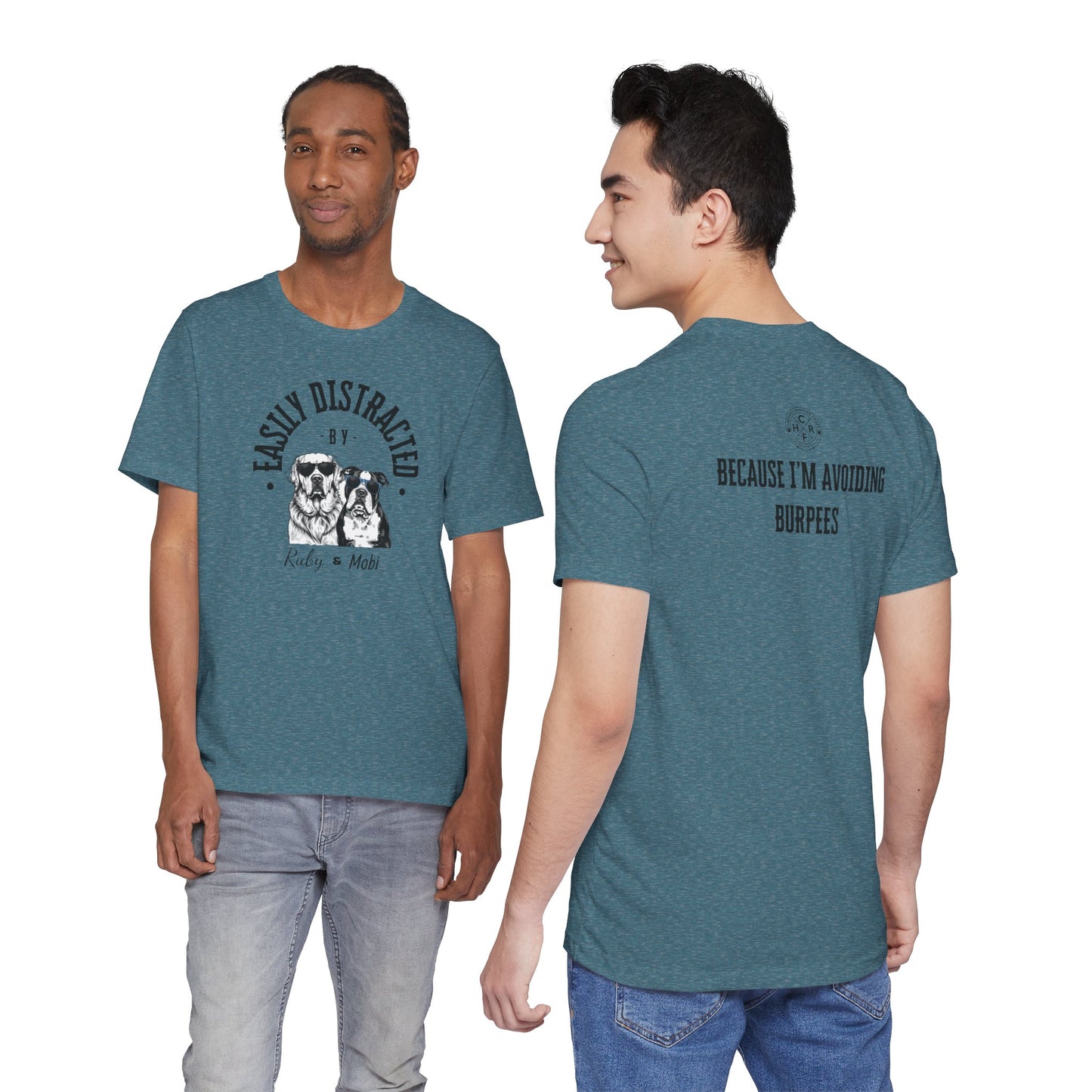Easily Distracted by Dogs Unisex Tee