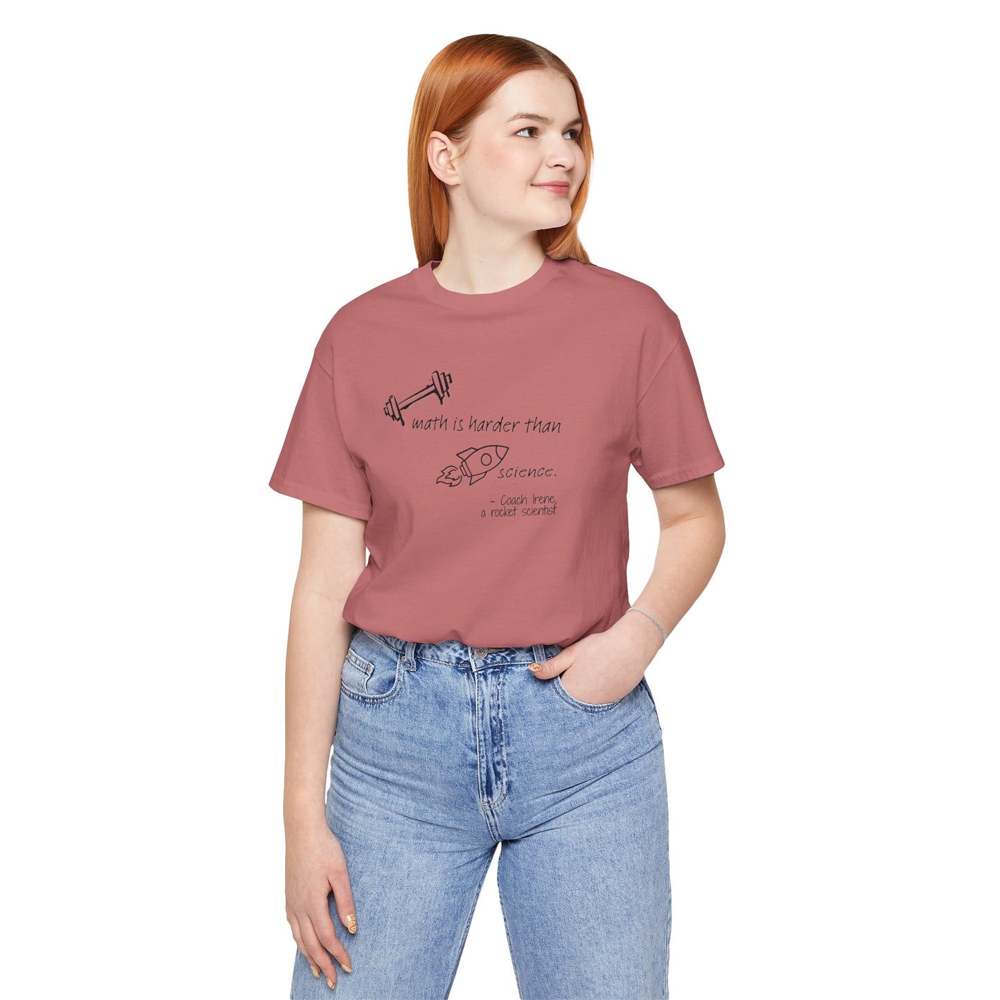 Barbell Math Unisex Short Sleeve Tee
