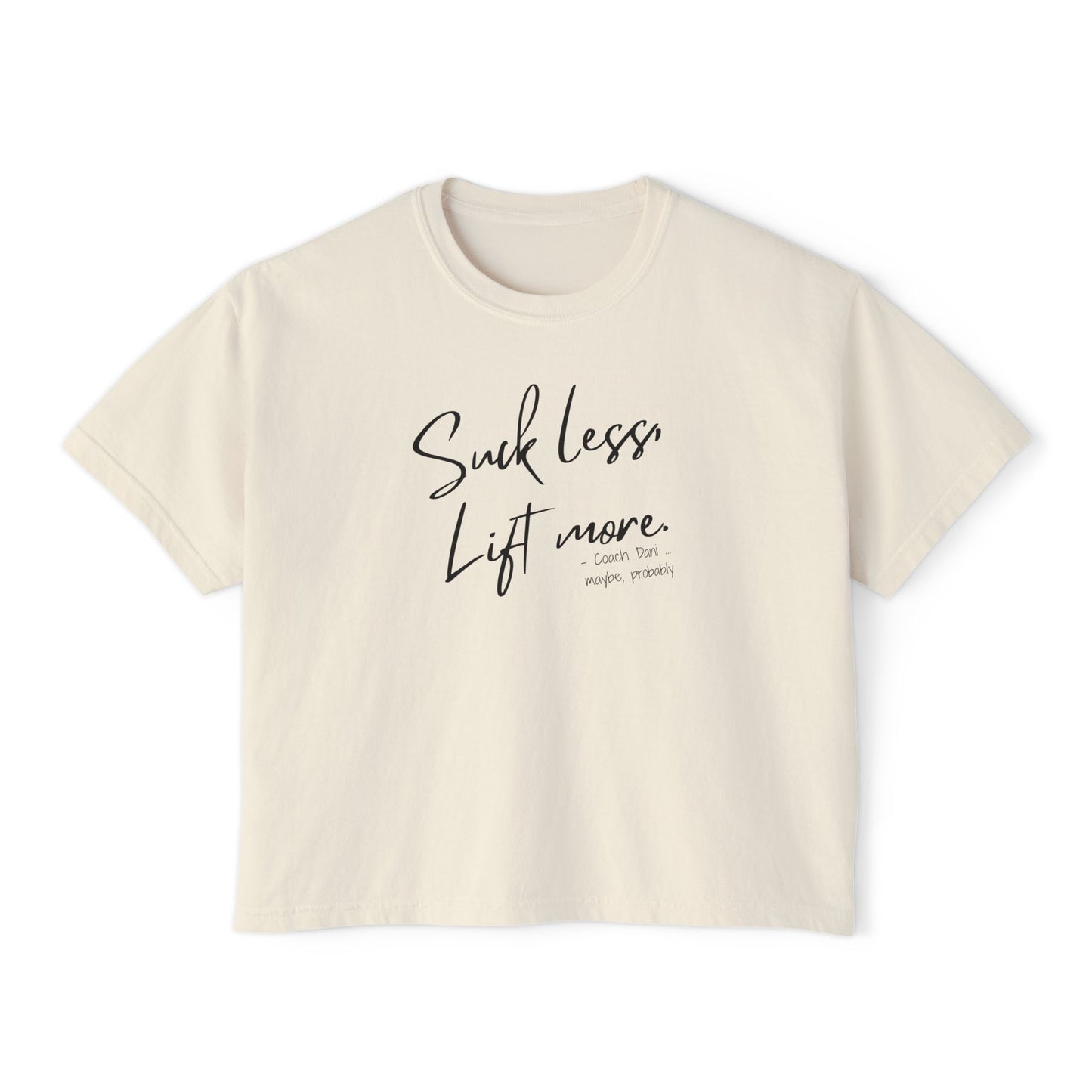 Lift More Women's Boxy Tee