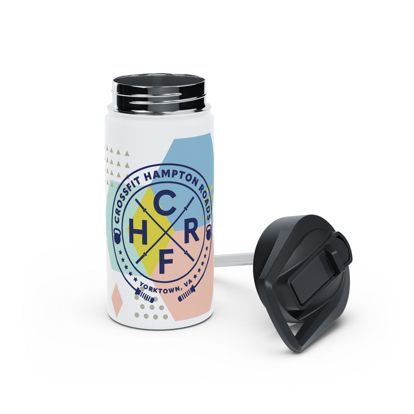 Geometric CFHR Stainless Steel Water Bottle
