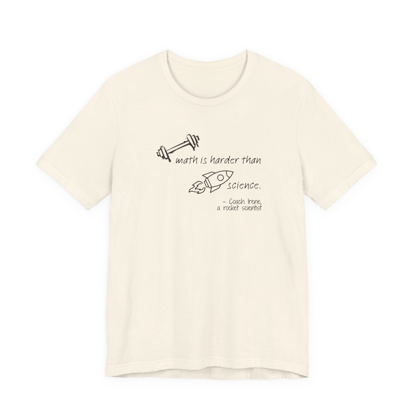 Barbell Math Unisex Short Sleeve Tee