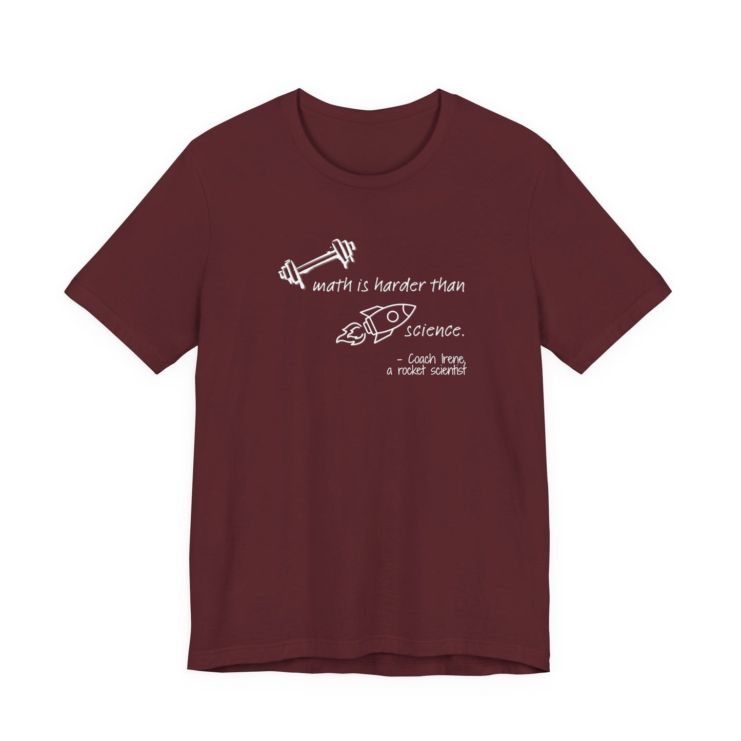 Barbell Math Unisex Short Sleeve Tee