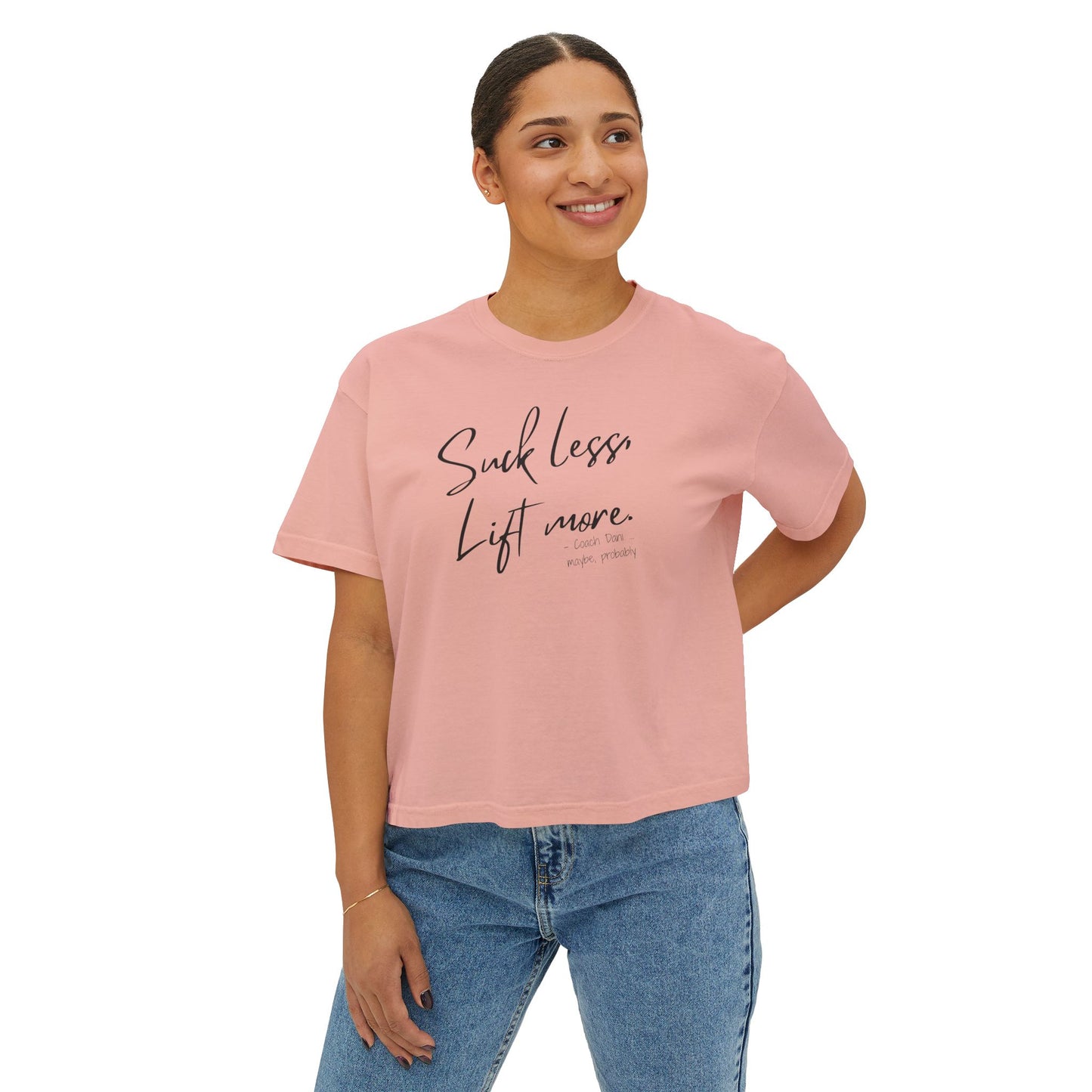 Lift More Women's Boxy Tee