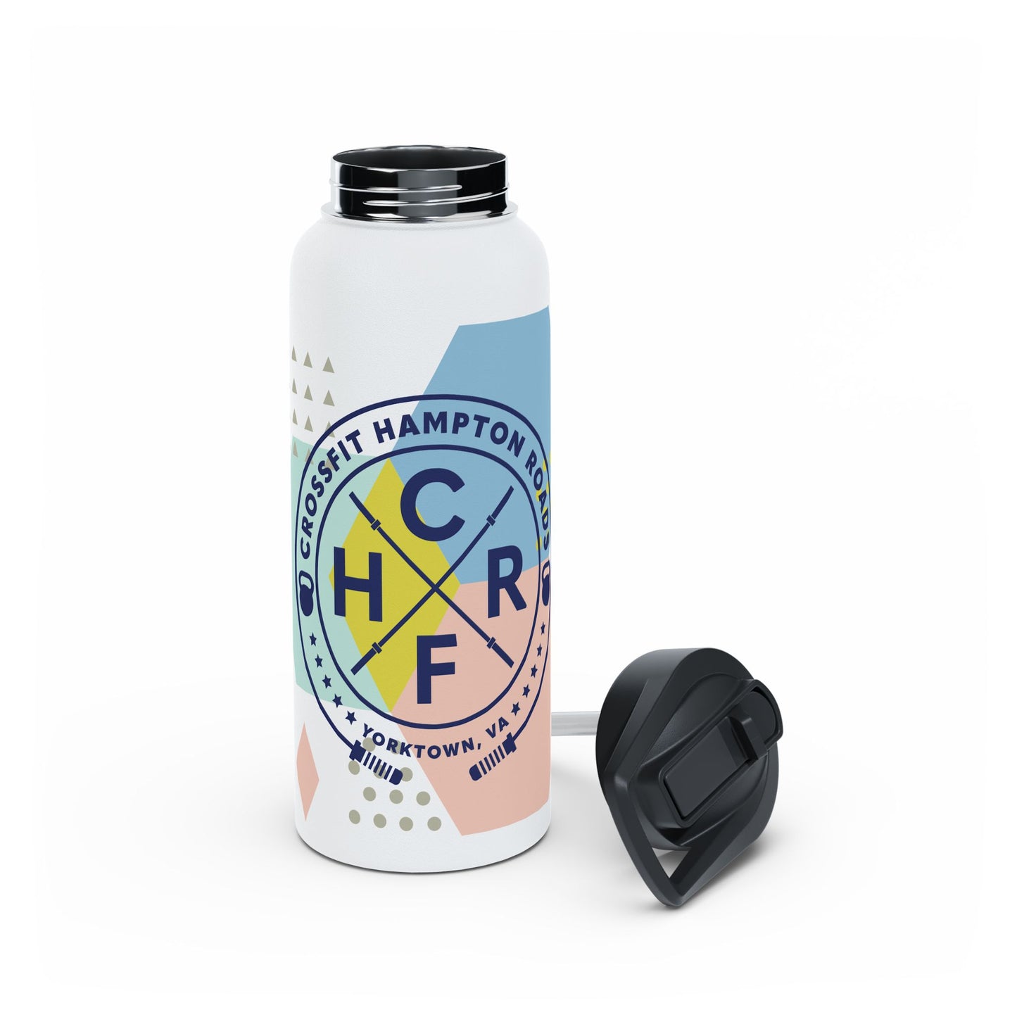 Geometric CFHR Stainless Steel Water Bottle