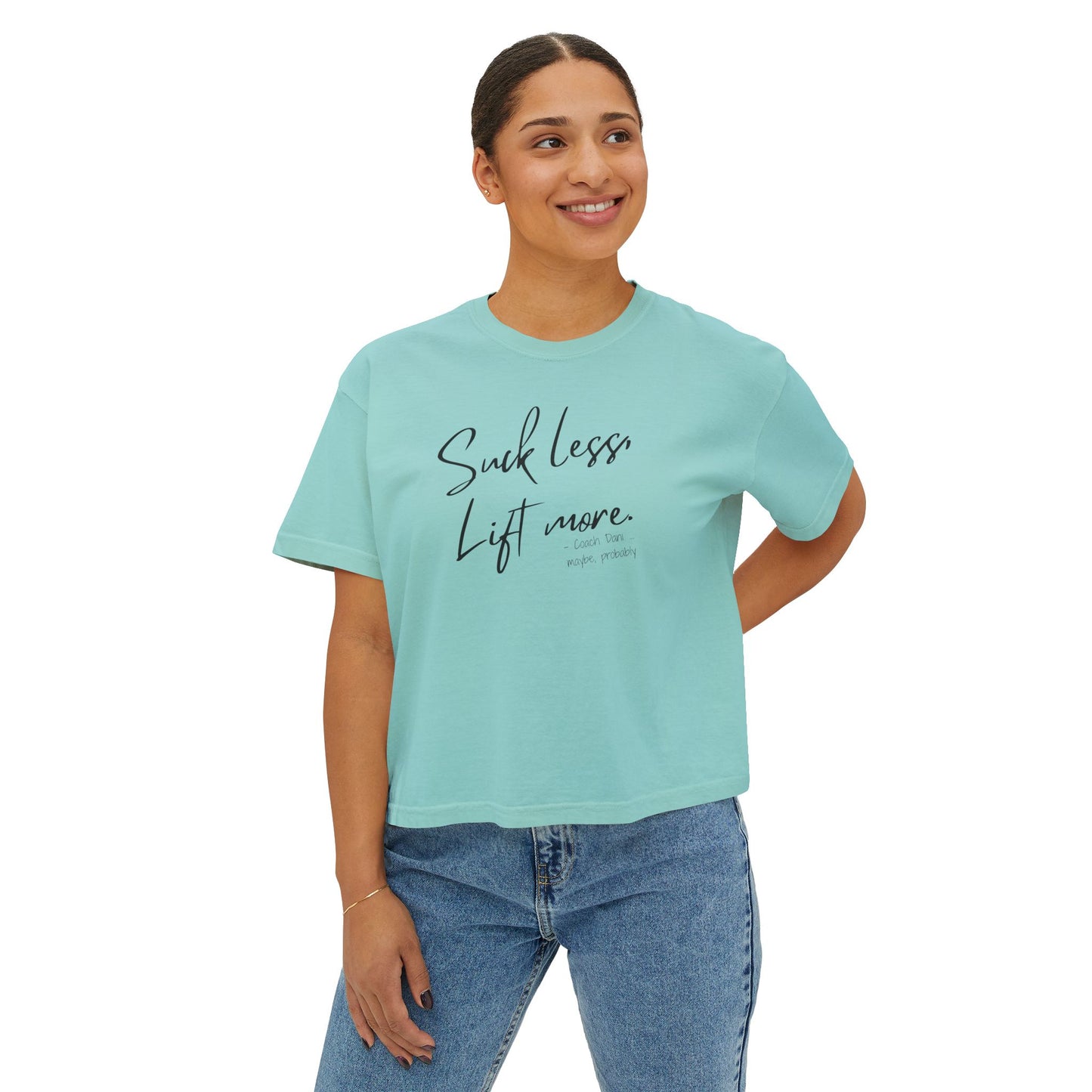 Lift More Women's Boxy Tee
