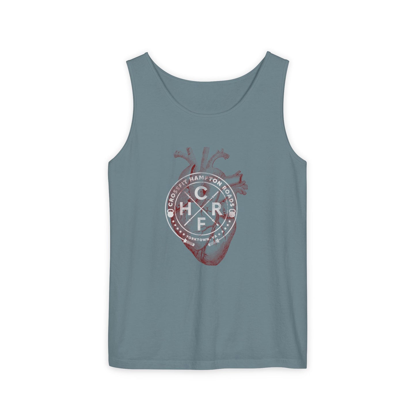 CFHR White Logo Heart Tank Top