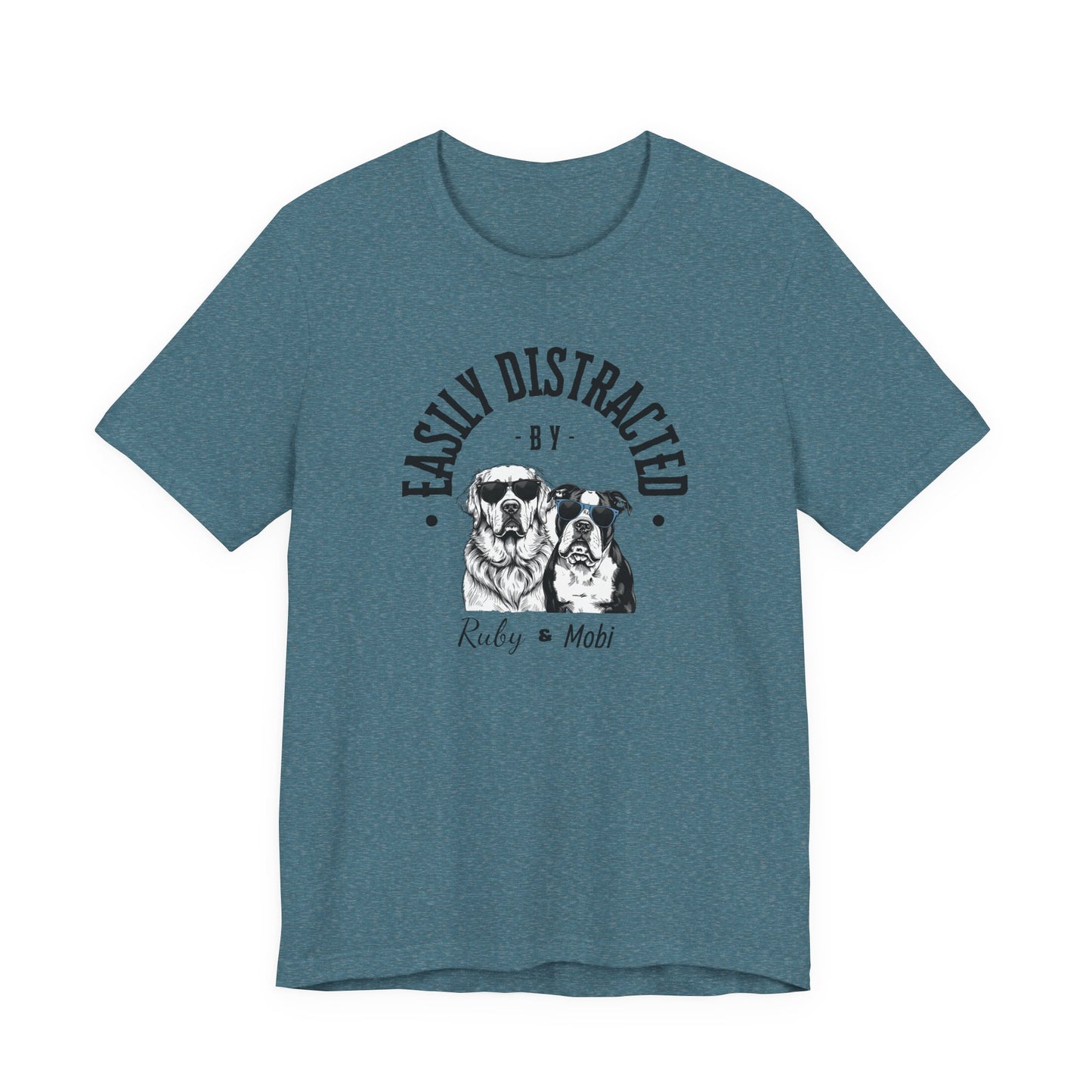 Easily Distracted by Dogs Unisex Tee