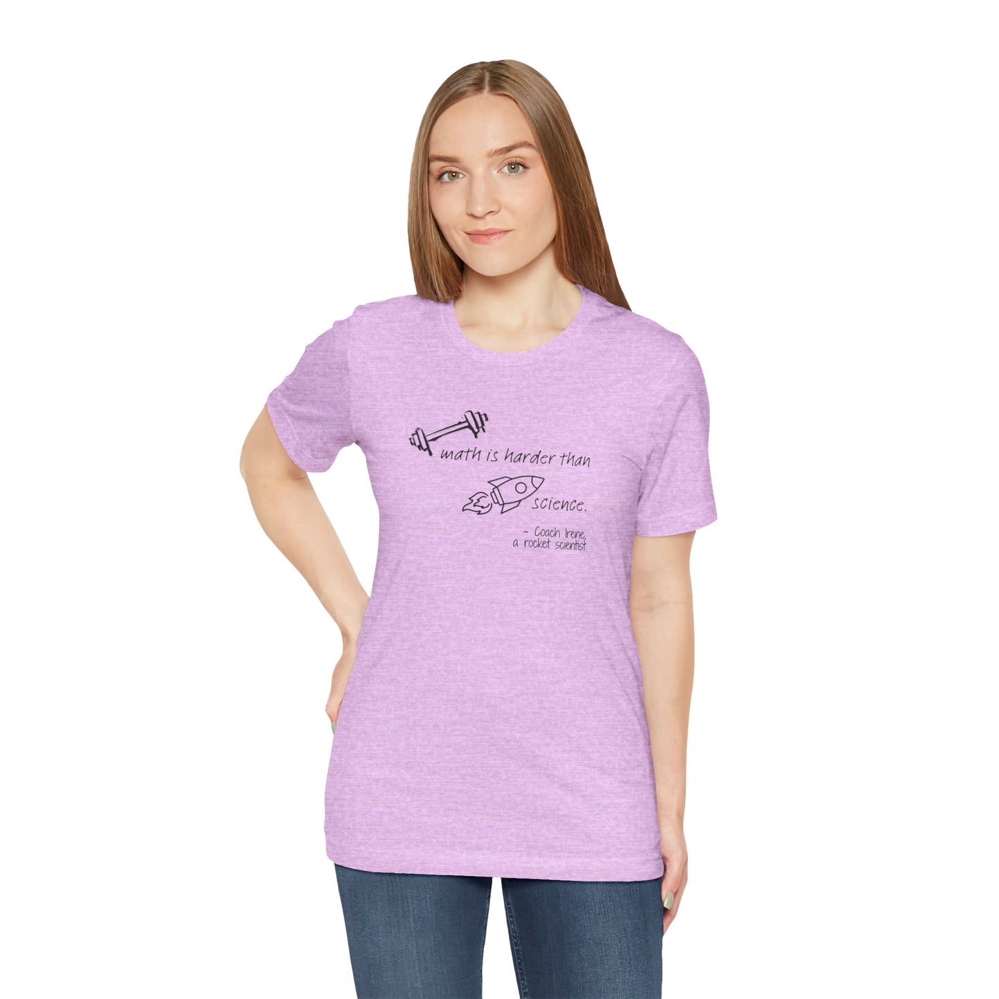 Barbell Math Unisex Short Sleeve Tee