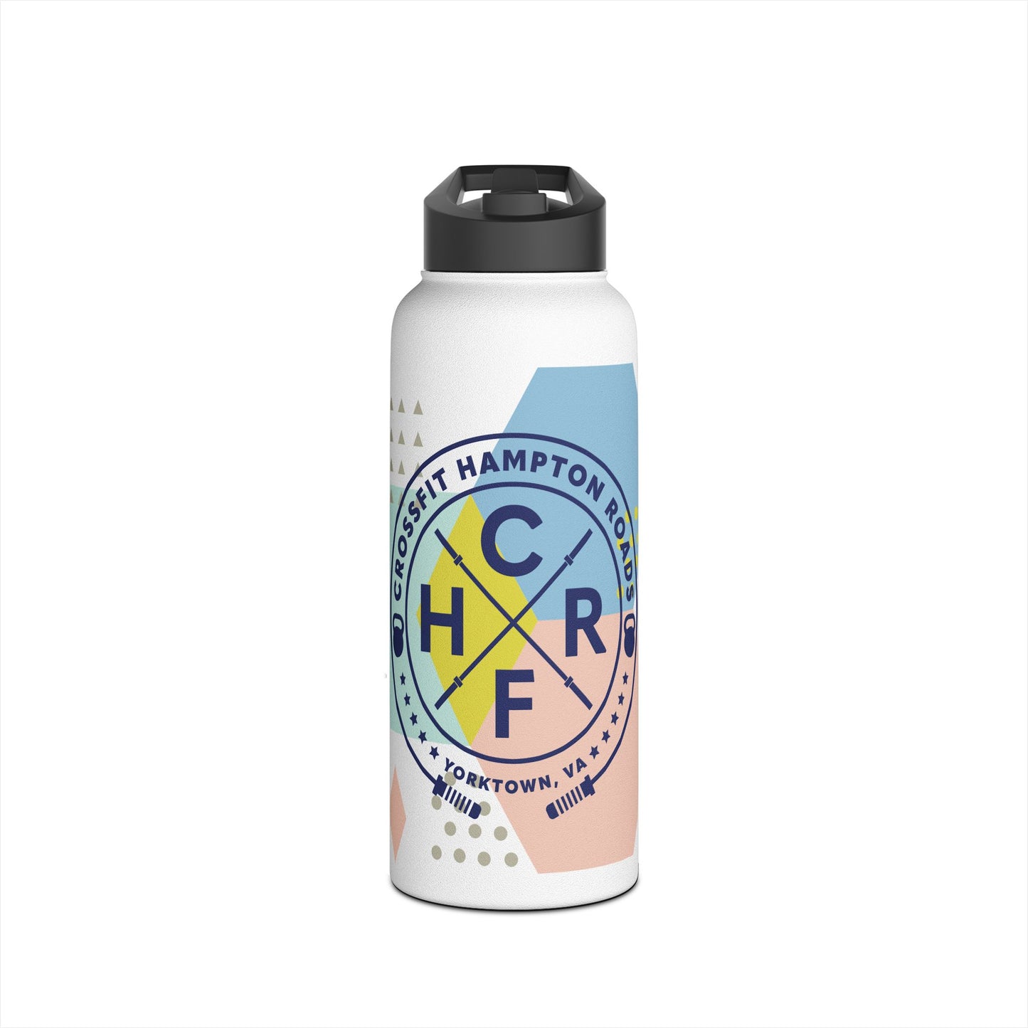Geometric CFHR Stainless Steel Water Bottle