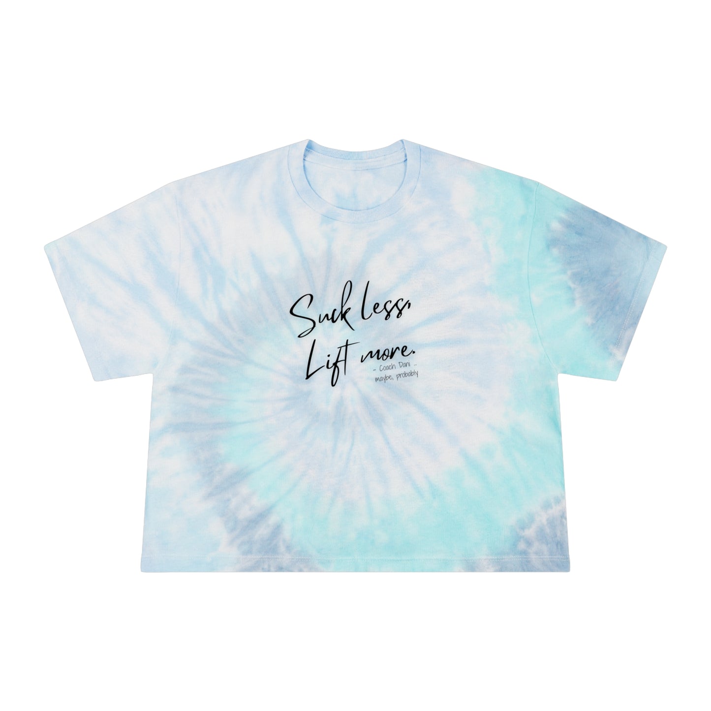 Lift More Women's Tie-Dye Crop Tee