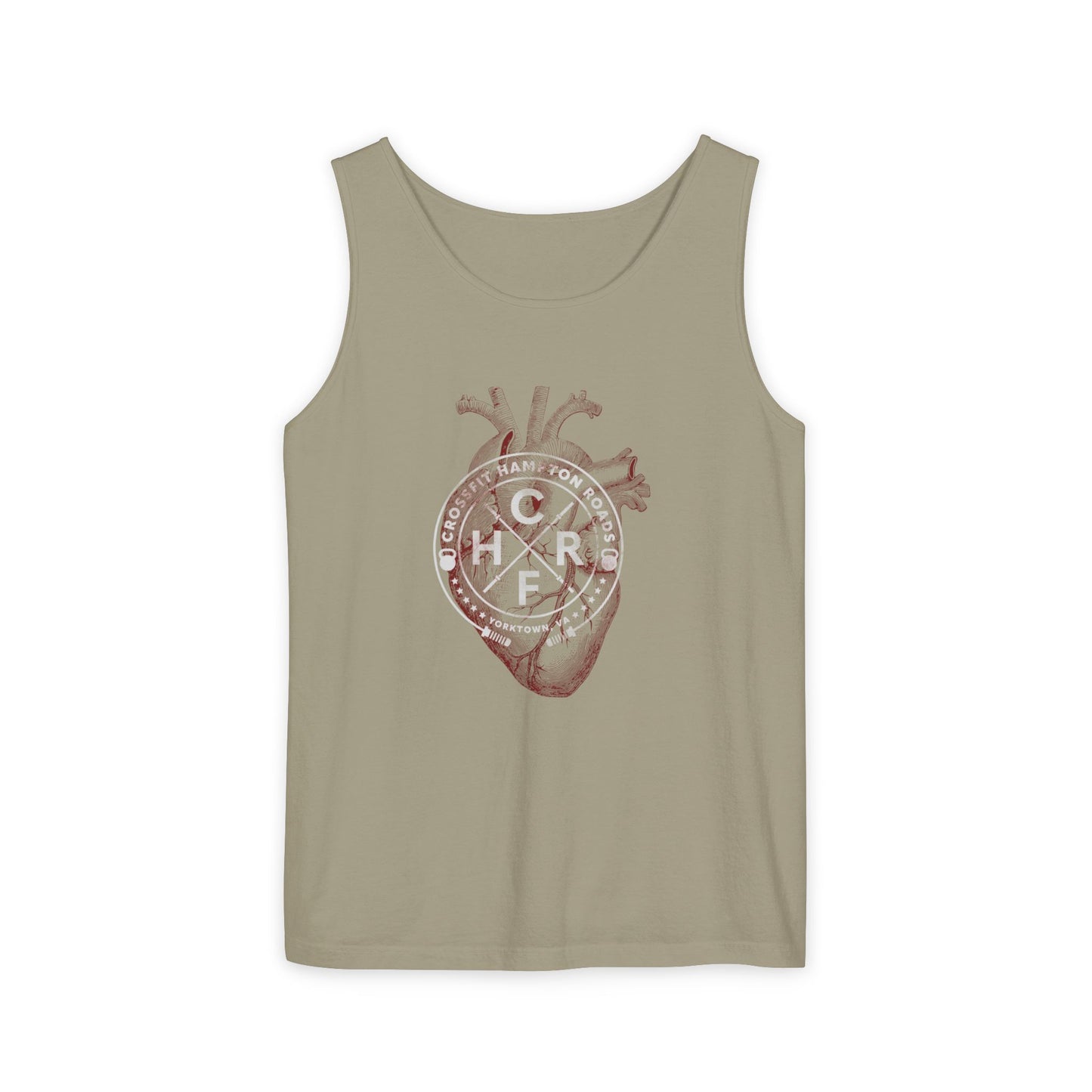 CFHR White Logo Heart Tank Top