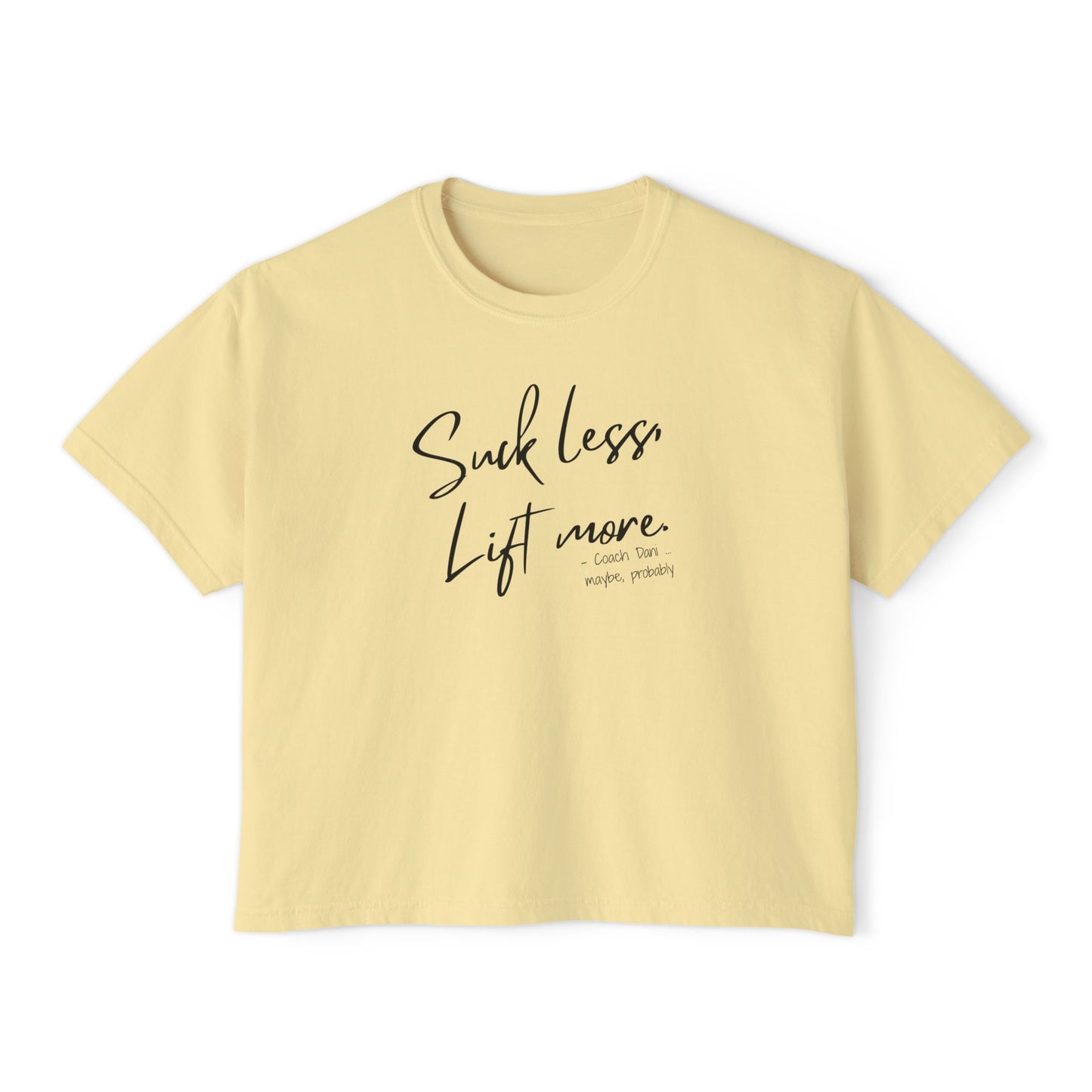 Lift More Women's Boxy Tee