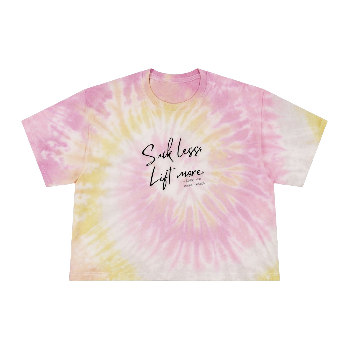 Lift More Women's Tie-Dye Crop Tee