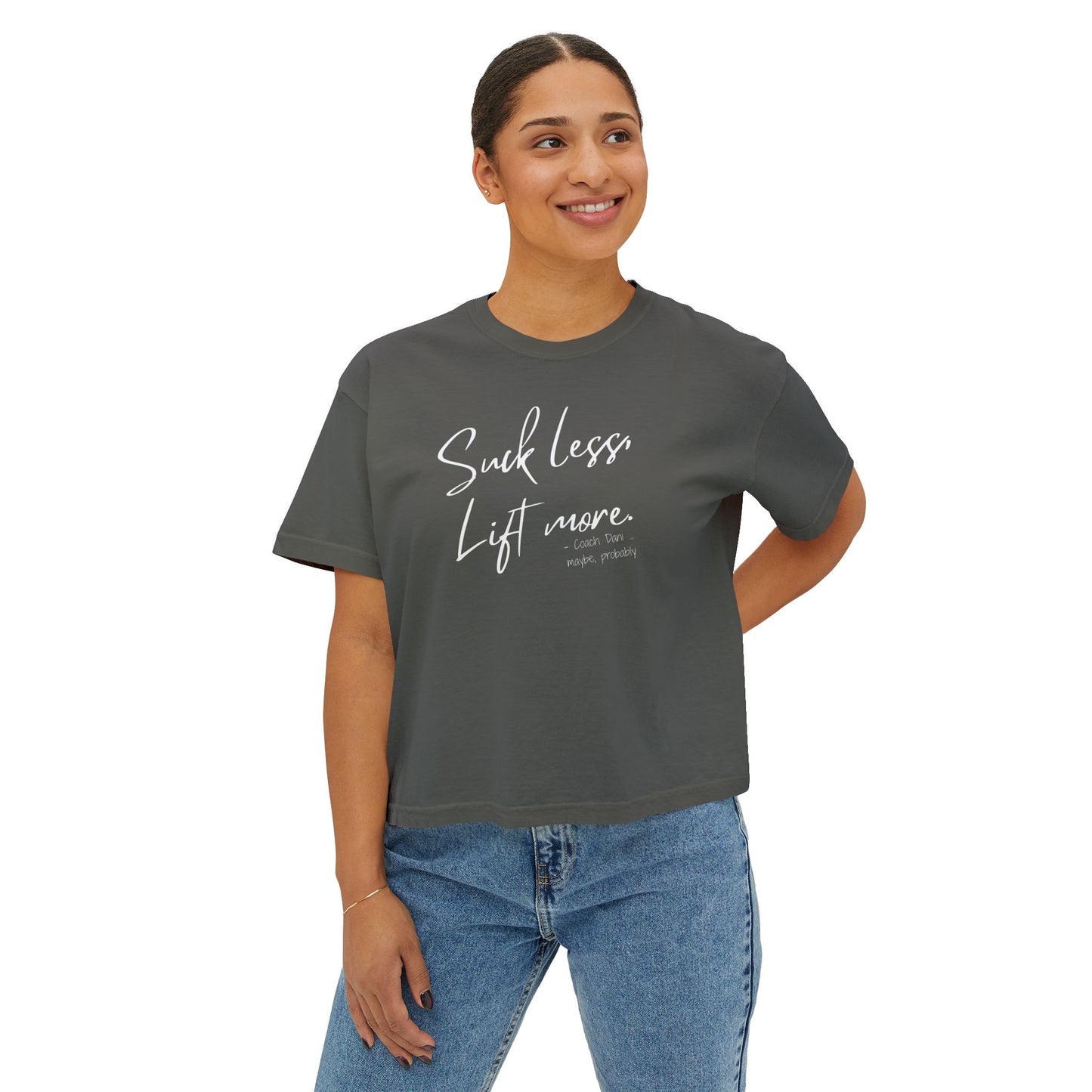 Lift More Women's Boxy Tee