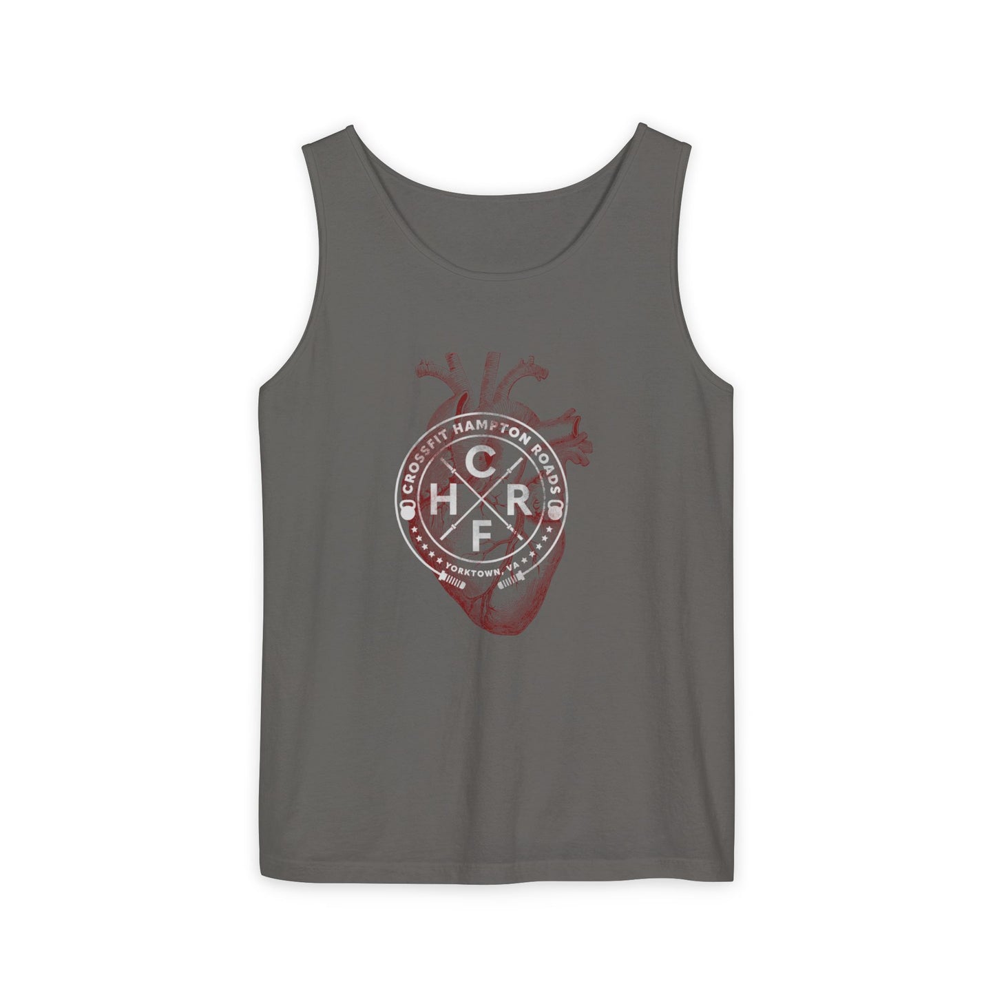 CFHR White Logo Heart Tank Top