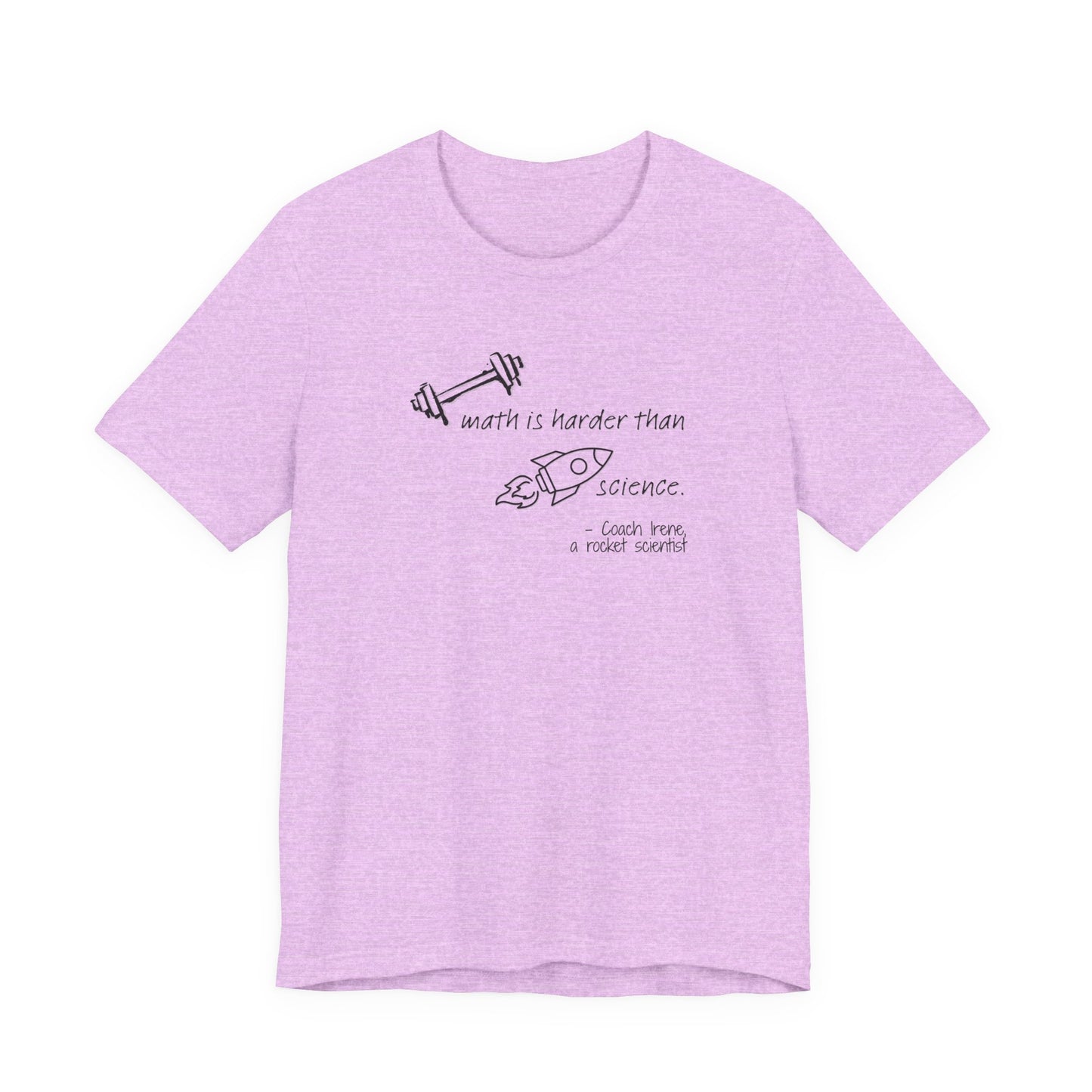 Barbell Math Unisex Short Sleeve Tee