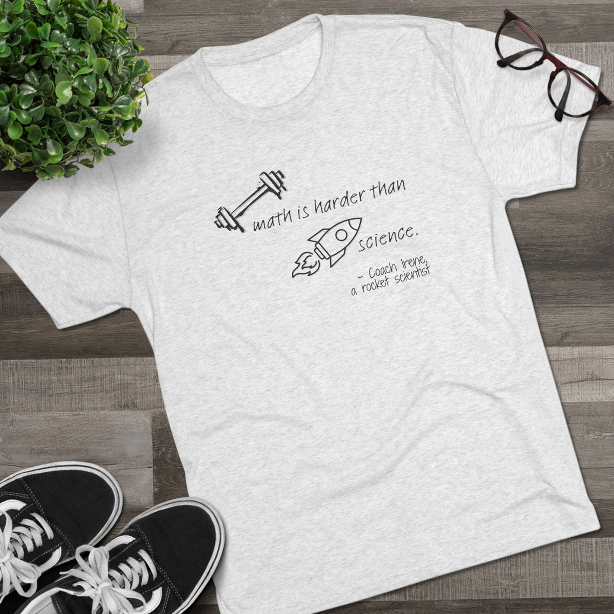 Barbell Math Tee