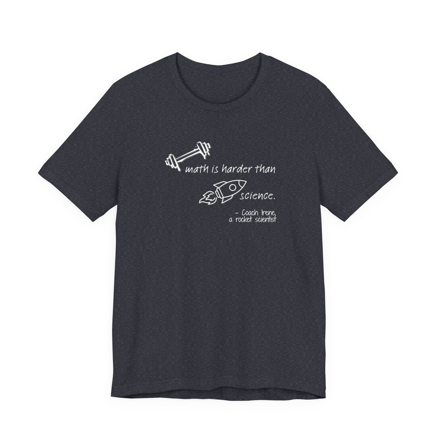 Barbell Math Unisex Short Sleeve Tee