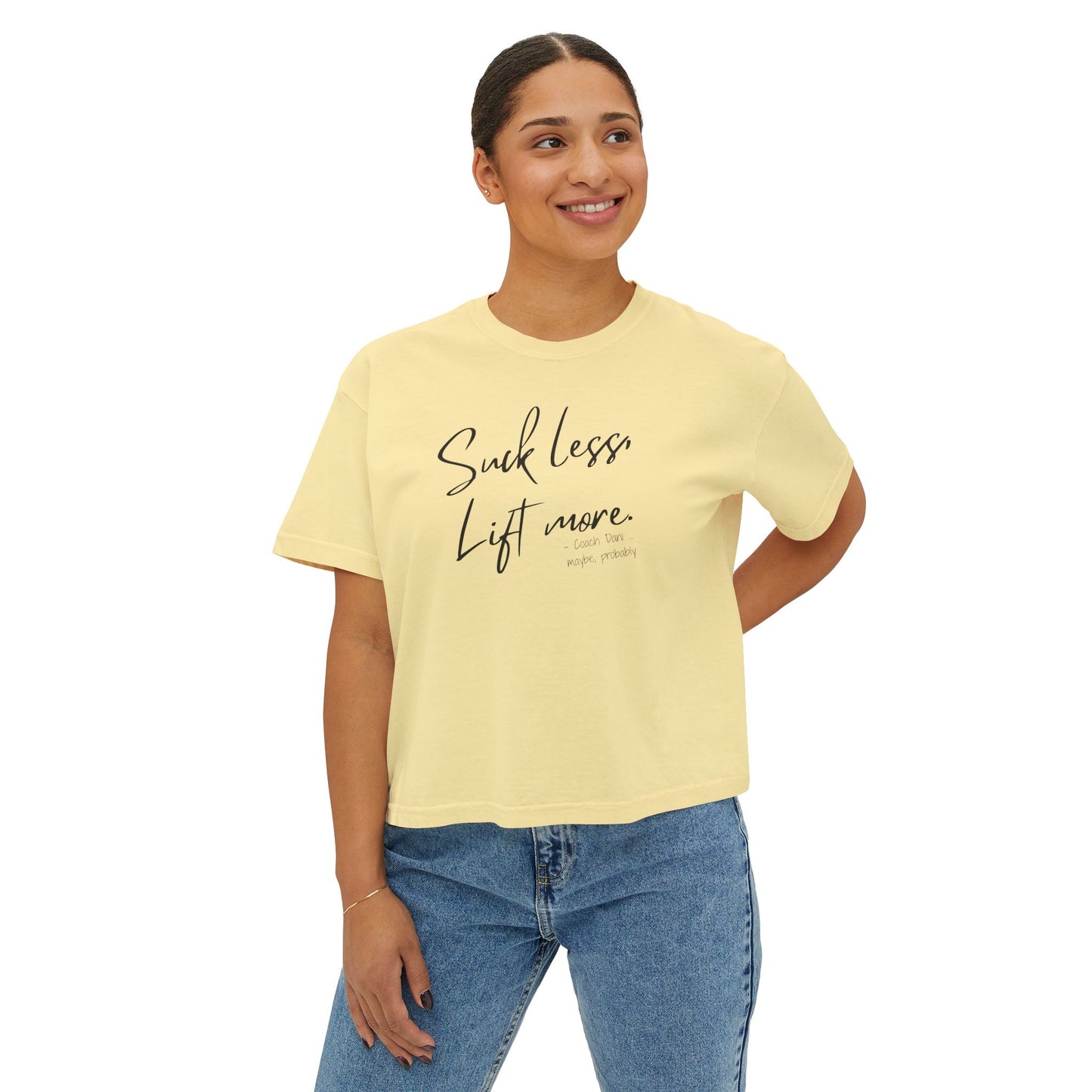 Lift More Women's Boxy Tee